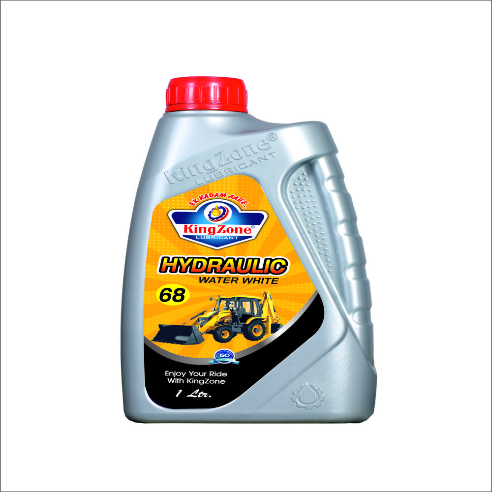 Hydraulic Oil - Aw-68 Viscosity Grade, 1l Plastic Bottle | Heavy-duty Hydraulic Oil For Anti-wear Protection In Hydraulic Machinery - Chemical Composition: Base Stocks
