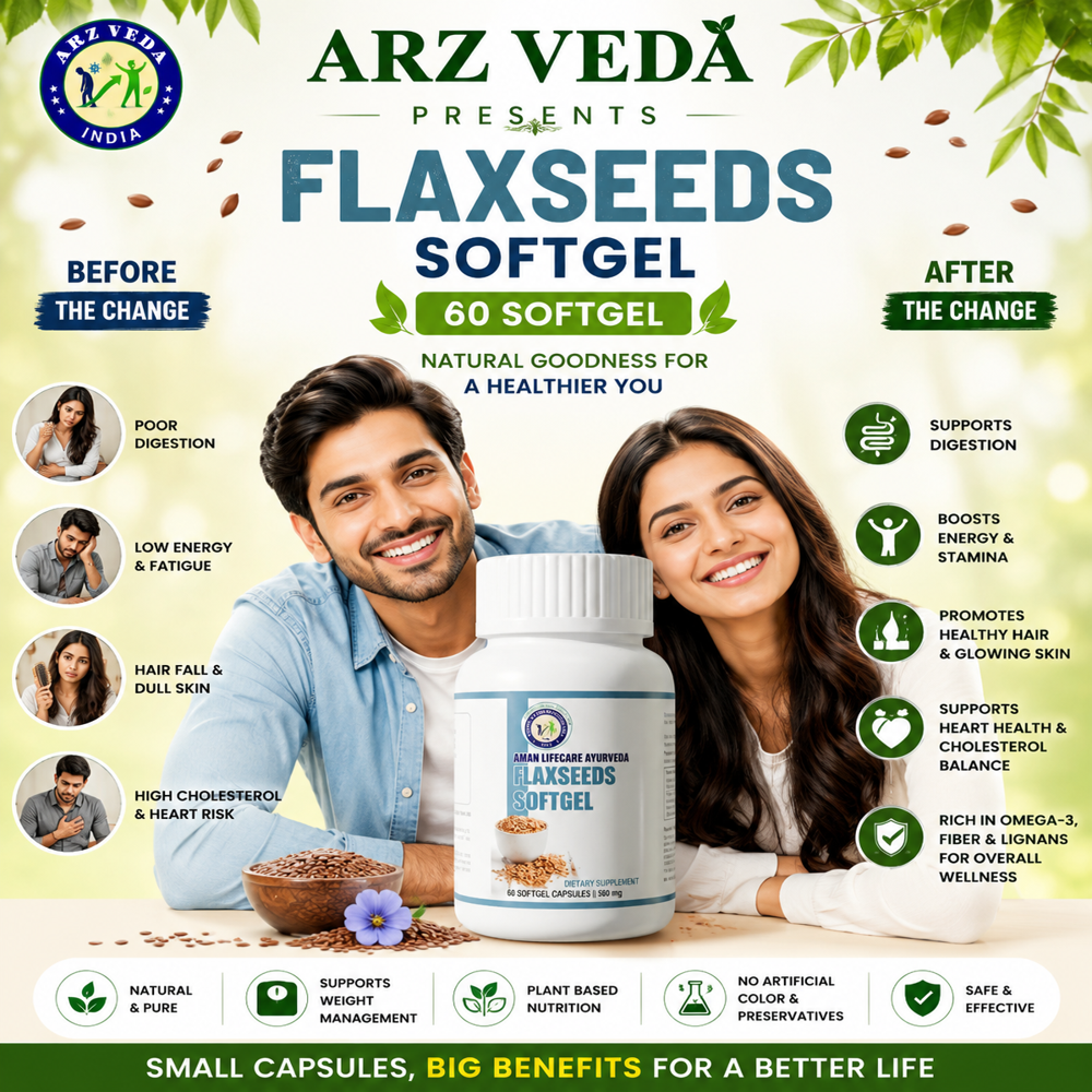 Flax Seeds Softgels