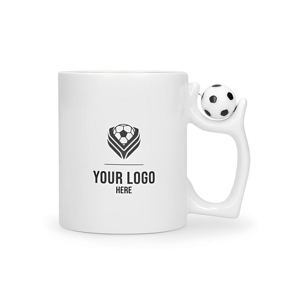 Football Mug - Capacity: 325 Milliliter (Ml)