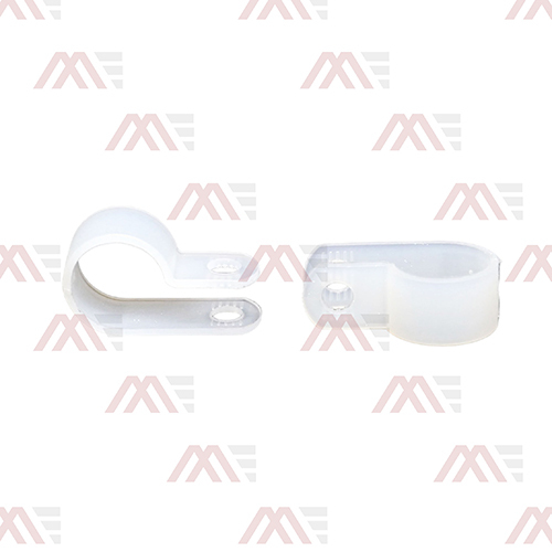 Clamp KSPA - Plastic, Multiple Sizes, Matte White, Flame Retardant, UV Resistant