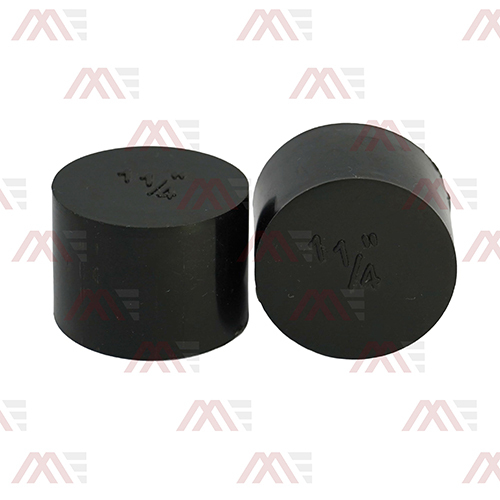 1.4 MM LD Cap - Low-Density Polyethylene, 1.4 MM Diameter, Matte Black | Chemical Resistant, Flexible Push Fit, Reusable