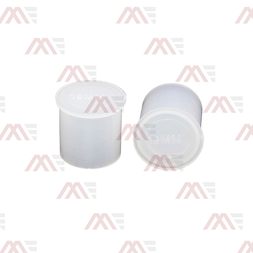 19 MM LD Cap - Low Density Polyethylene, 19 MM, White, Snap Fit Closure, Corrosion Resistant
