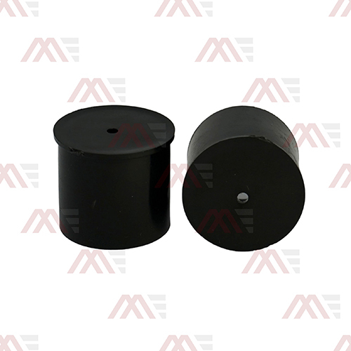 22 MM LD Cap - Low Density Polyethylene, 22 mm, Matte Black, Friction/Snap Fit Seal