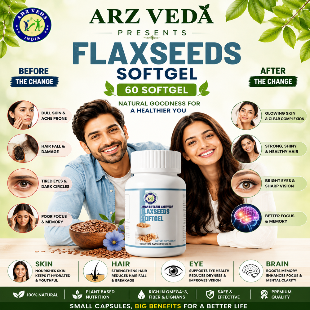Flax Seeds Softgels