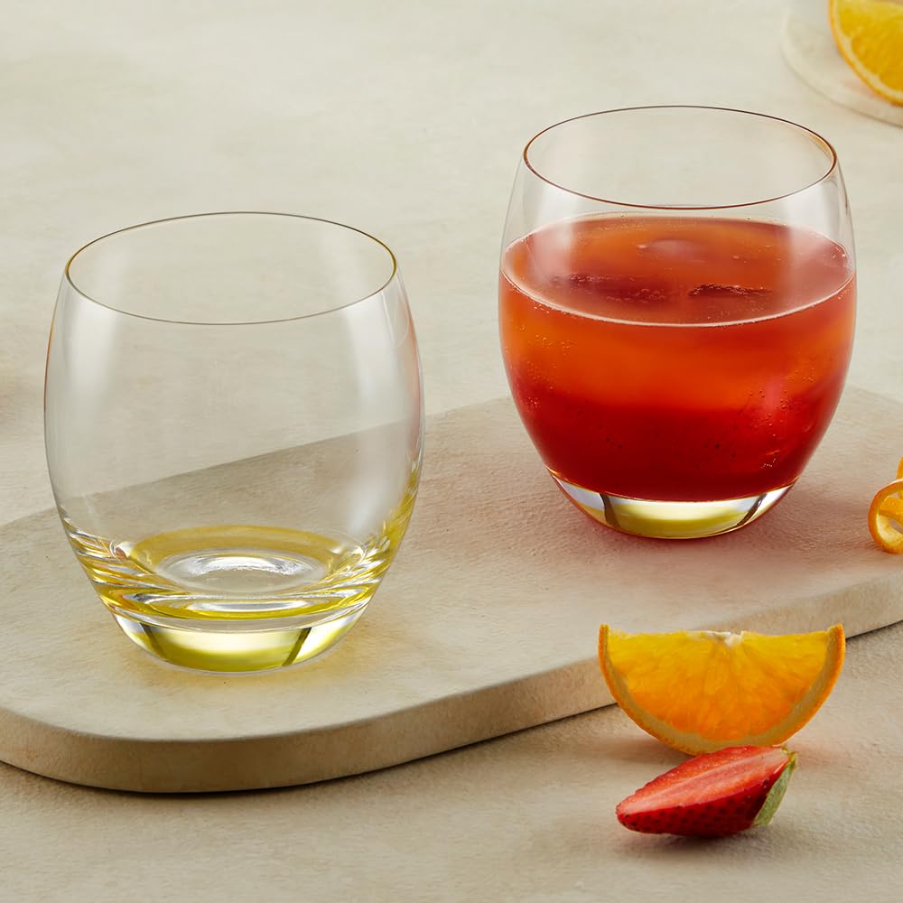 Borosil 400ml x 2pc Bliss Yellow Glass Set