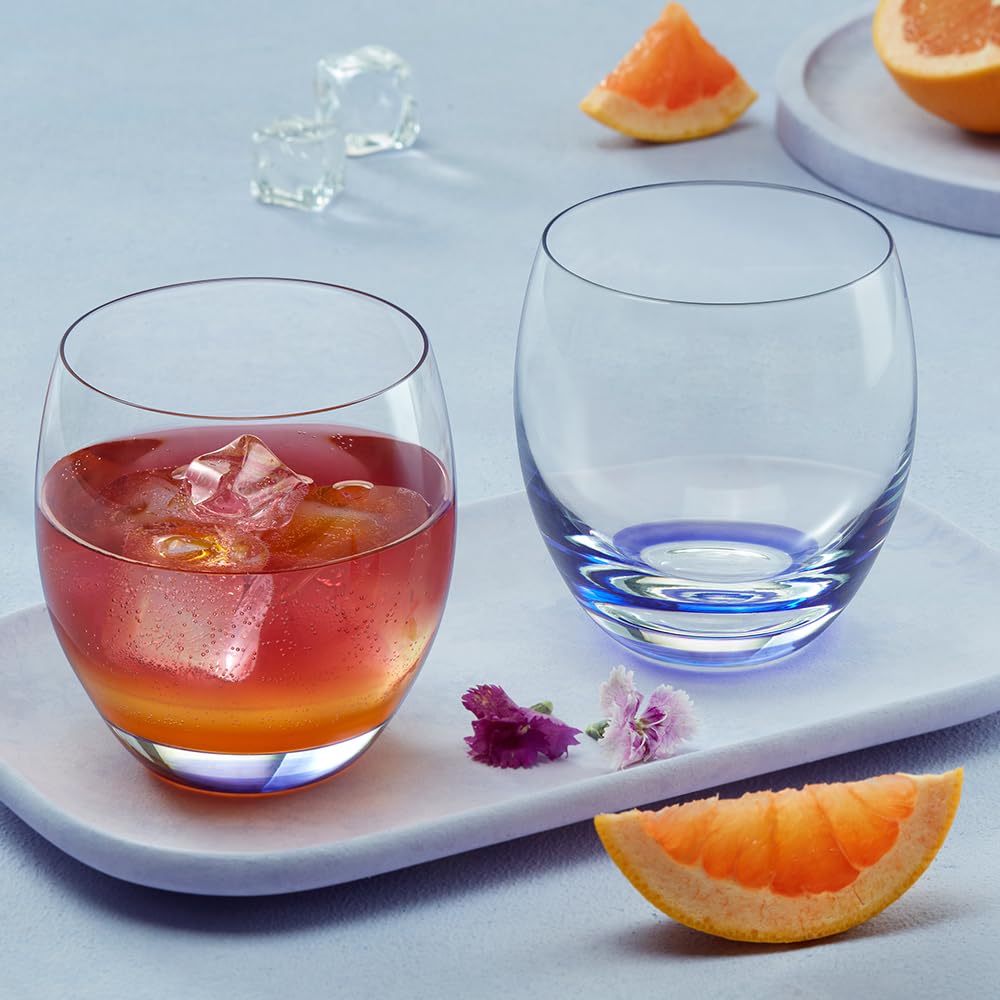 Borosil 400ml x 2pc Bliss Purple Glass Set