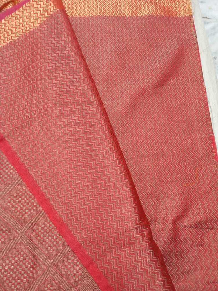 Ladies Banarasi Cotton Silk Laheriya Saree