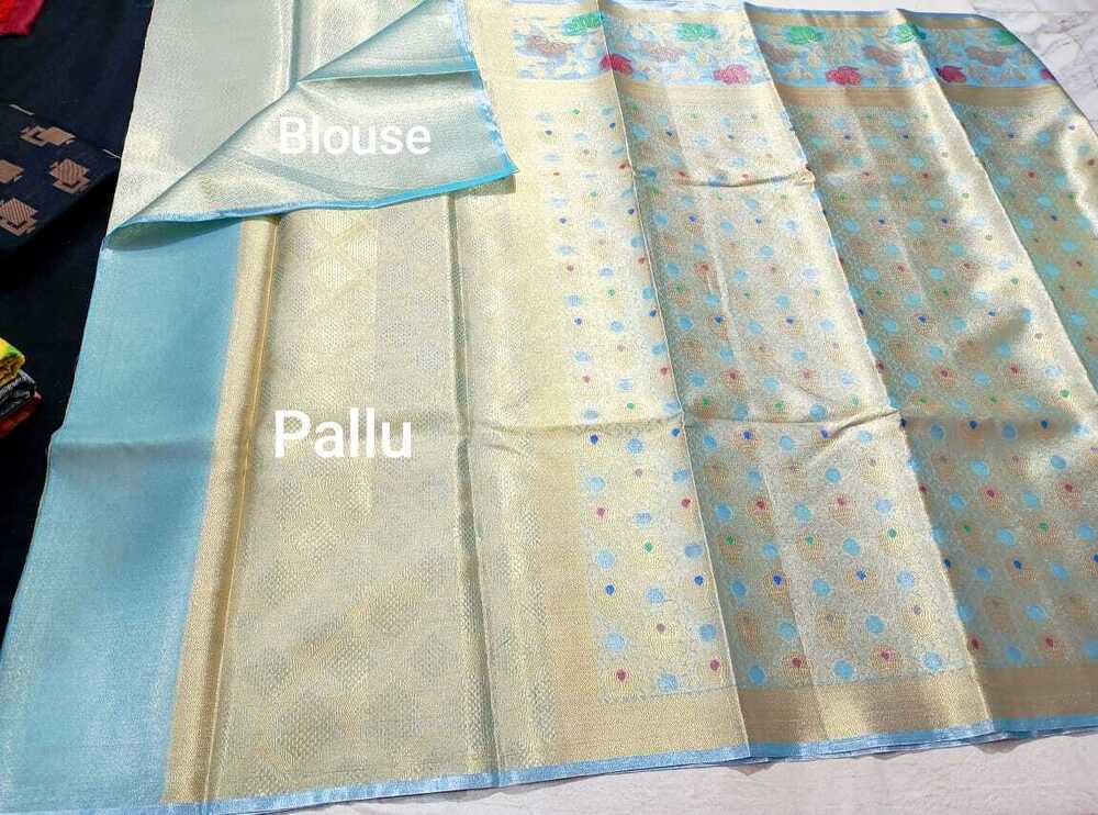 Ladies Banarasi Tissue Silk Saree