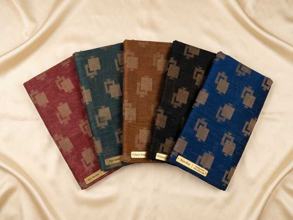 Regal Gold Floral Banarasi Cotton Silk Meenakari Saree