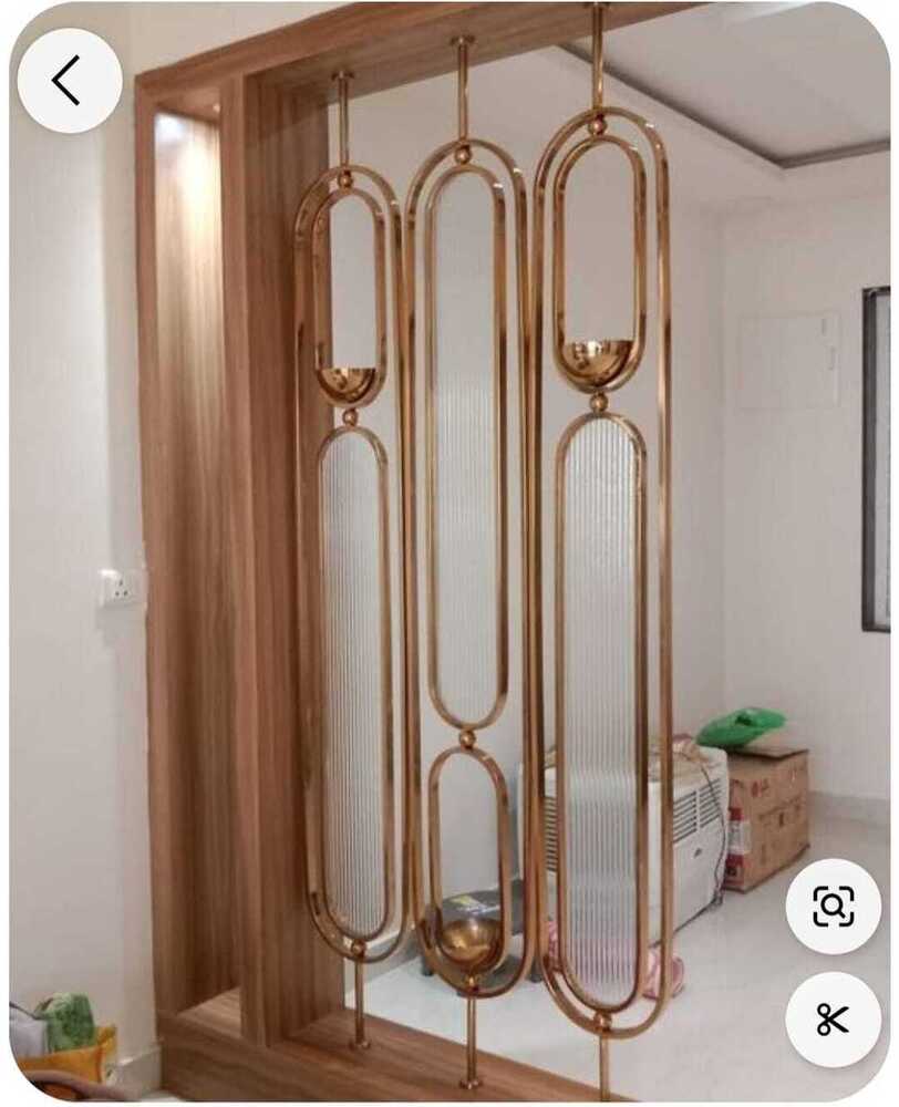STYLISH SS PVD Coating Interior Wall Partition Design