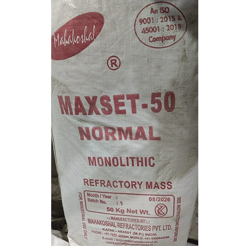 Maxheat- 50 Normal Monolithic Refractory Mass