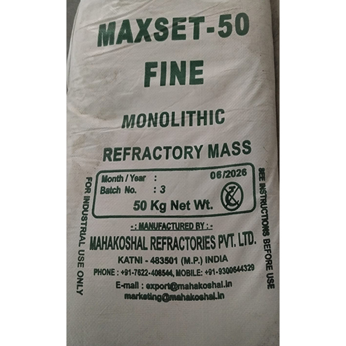 Refractory Castables (Mahakoshal, RHI, Noble)