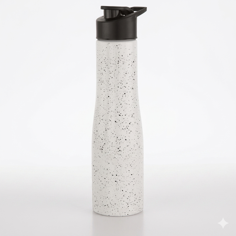 Stainless Steel Single Wall Flora Sipper White Color Bottle