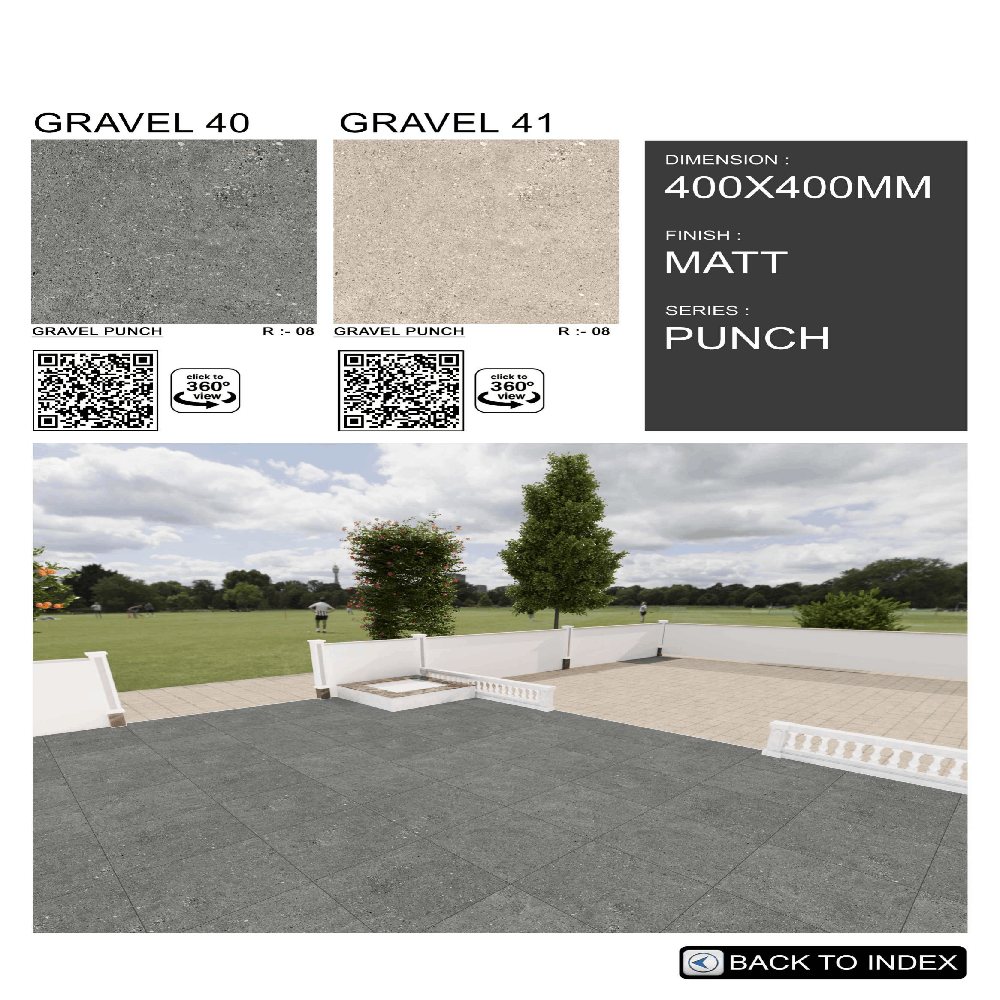 Landscape Parking Tiles - Color: White