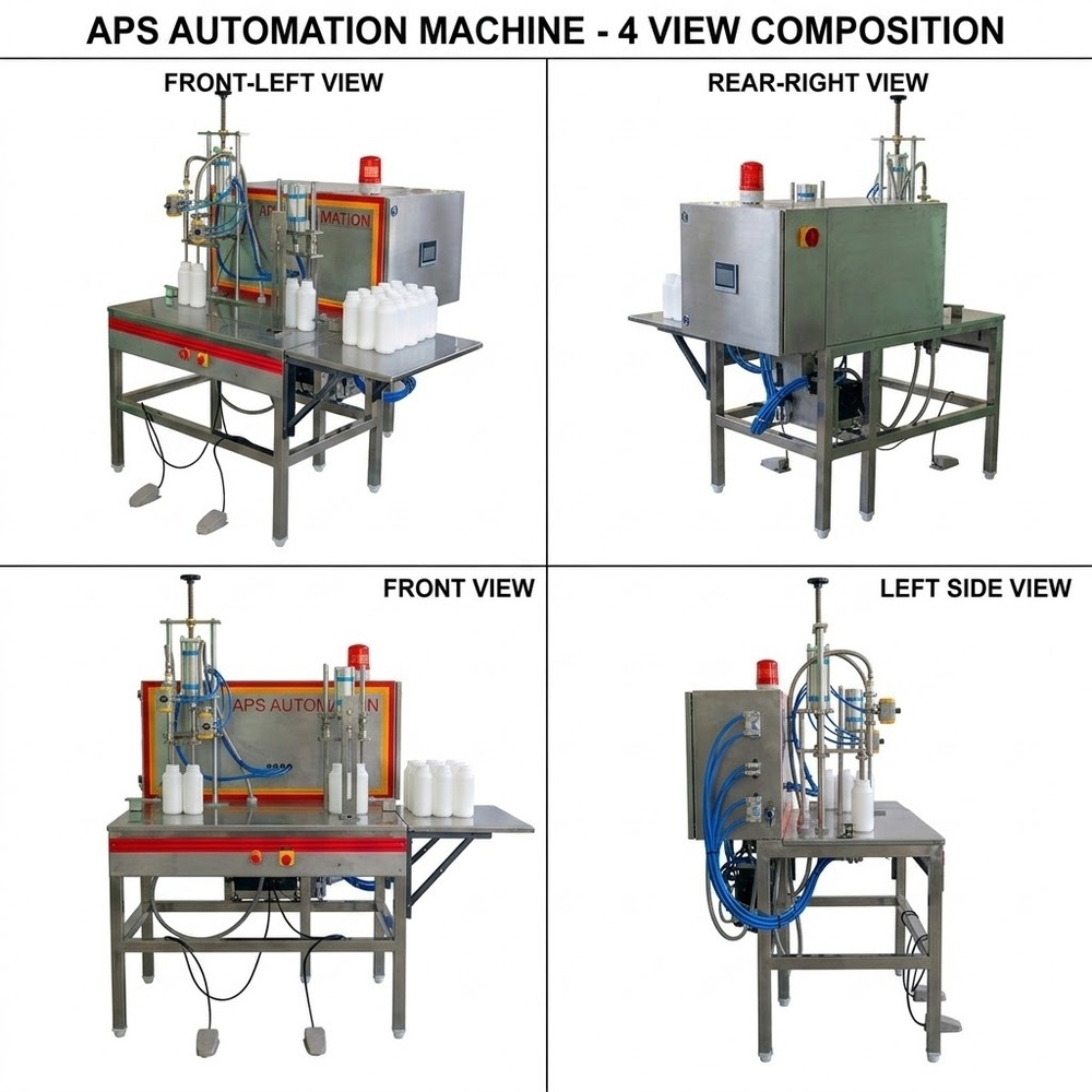 2 Head Liquid Bottle Filling Machine