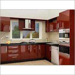 मेह्रोन हाई ग्लॉस किचन