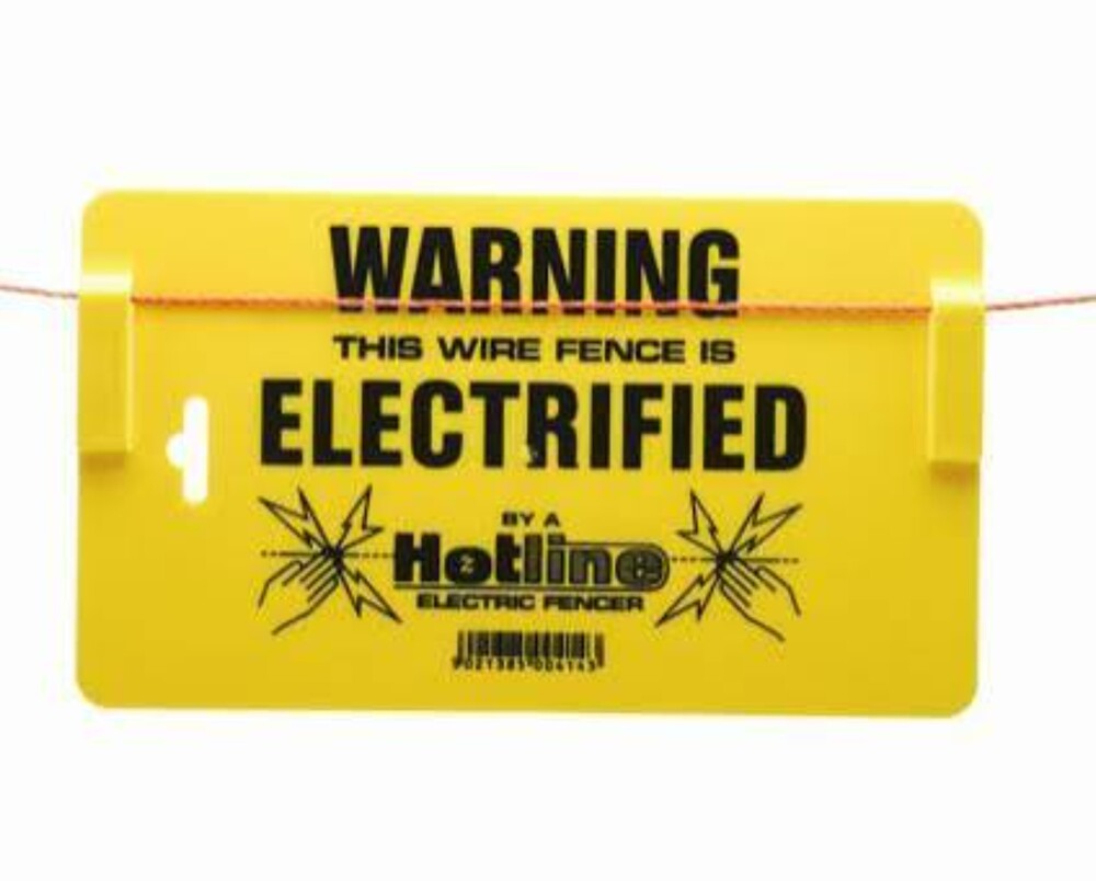 Electrification Warning Sign Board - Body Material: Metal