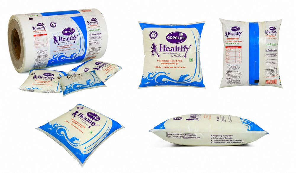 Milk Plastic Packet Film