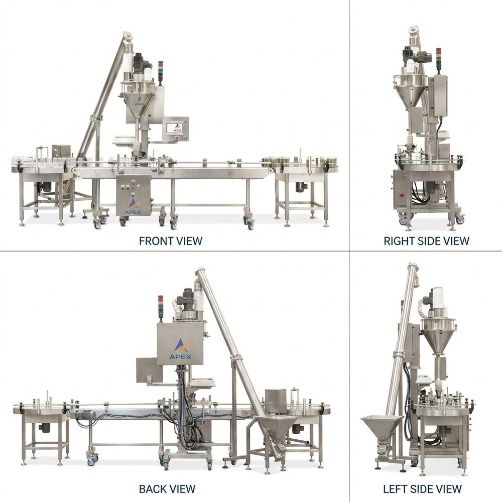 Automatic Powder Filling Machine for Bottle