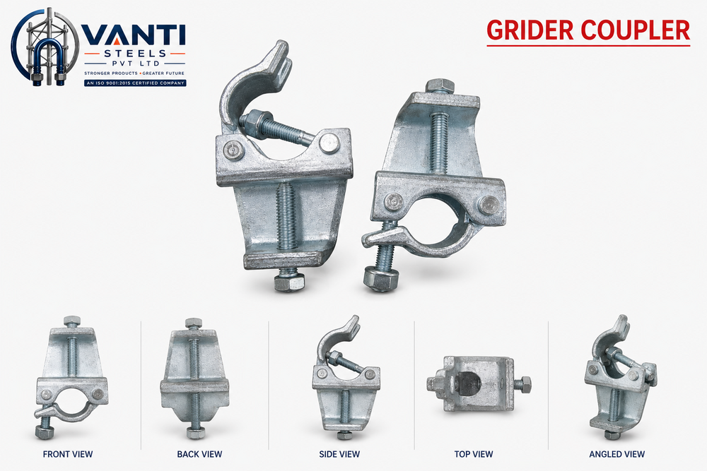 Grider Coupler - Color: Silver/metallic