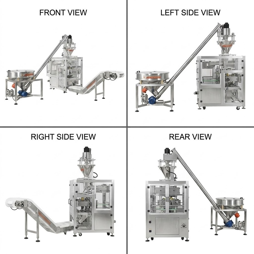 Automatic Auger Powder Filling Machine for Pouches