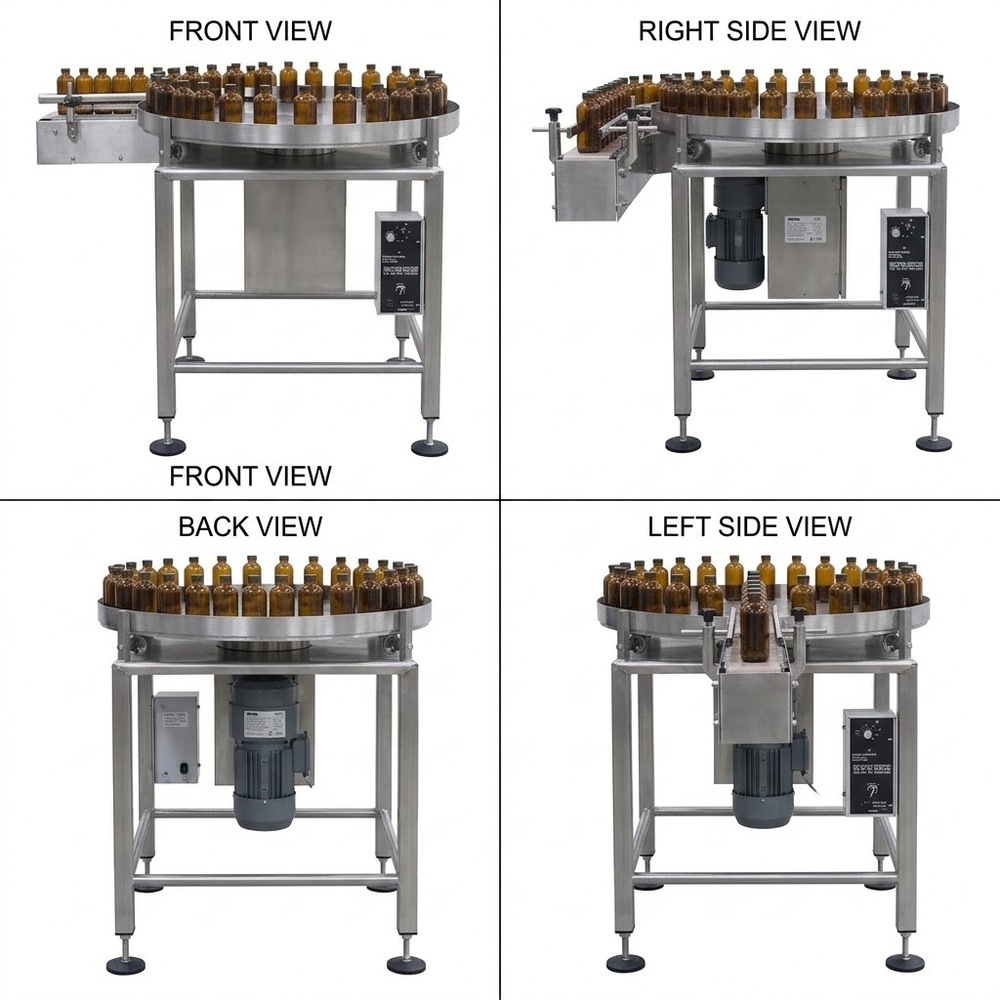 Turn Table Liquid Filling Machine