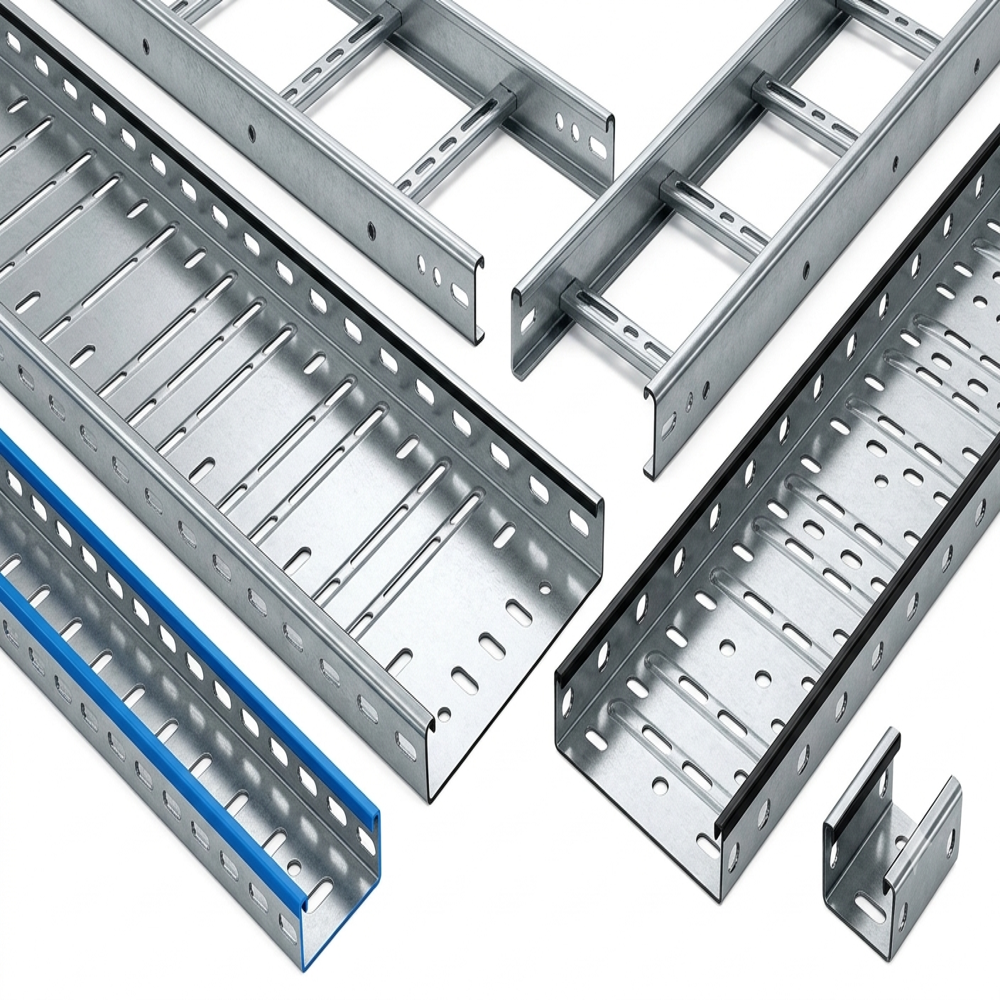 Perforated Cable Tray - Conductor Material: Steel