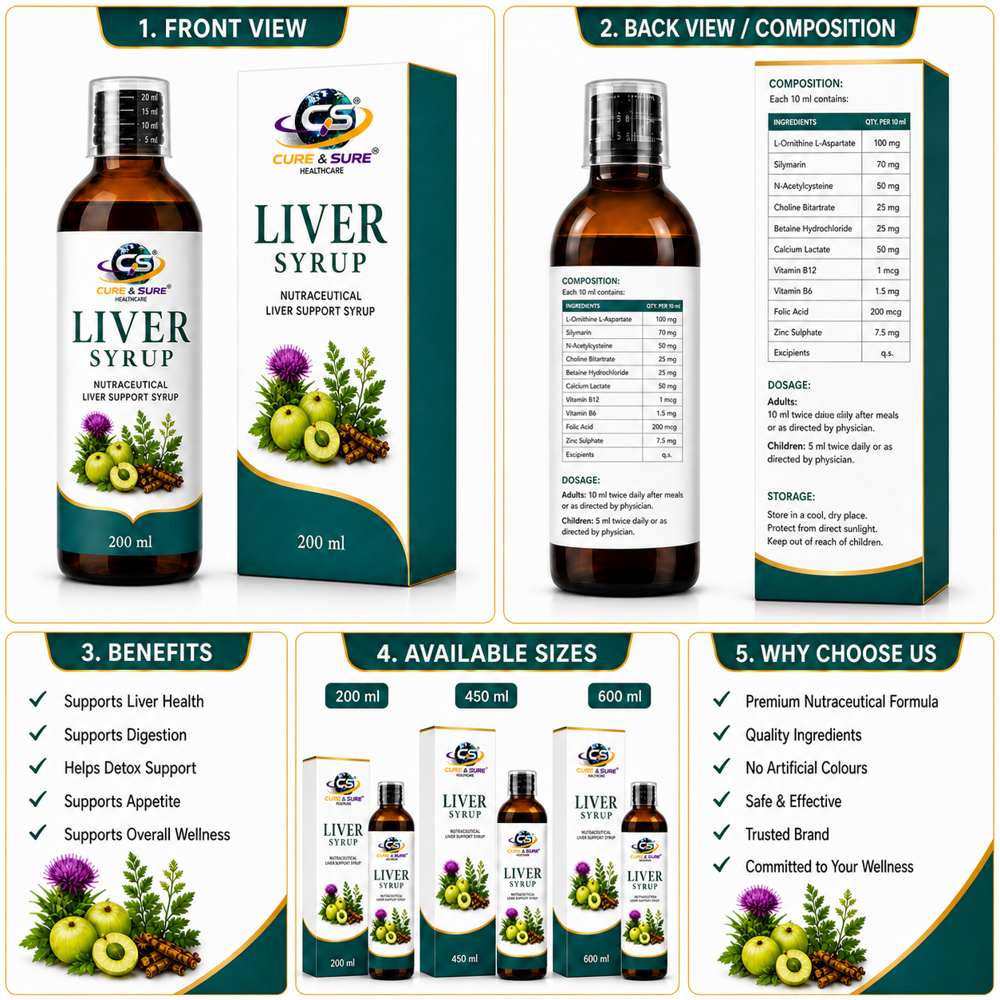 Nutraceuticals Liver Syrup  Third Party Manufacturing