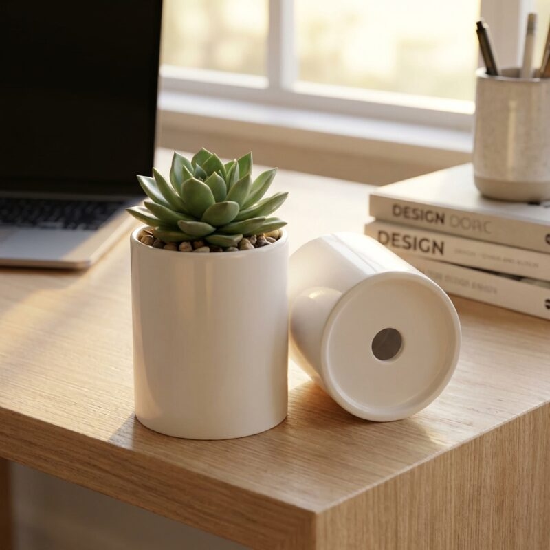 Flower Pot Mug - Capacity: 300 Milliliter (ml)