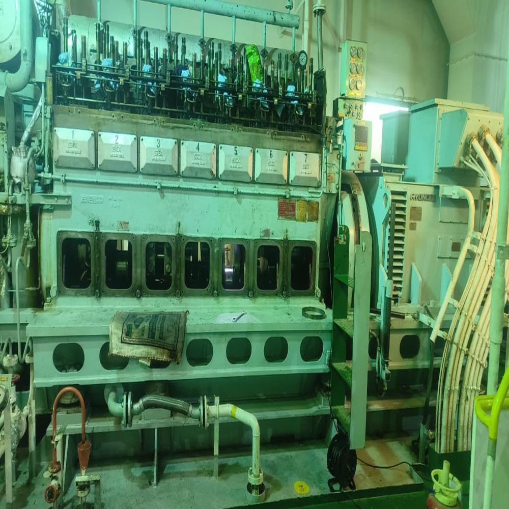MAN 7L23/30H Crankshaft Repair at Khor Al Zubair Port, Iraq