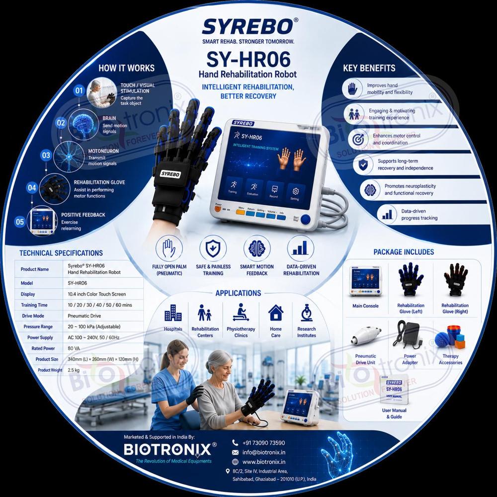 Professional Hand Recovery Robot for Physiotherapy Clinics