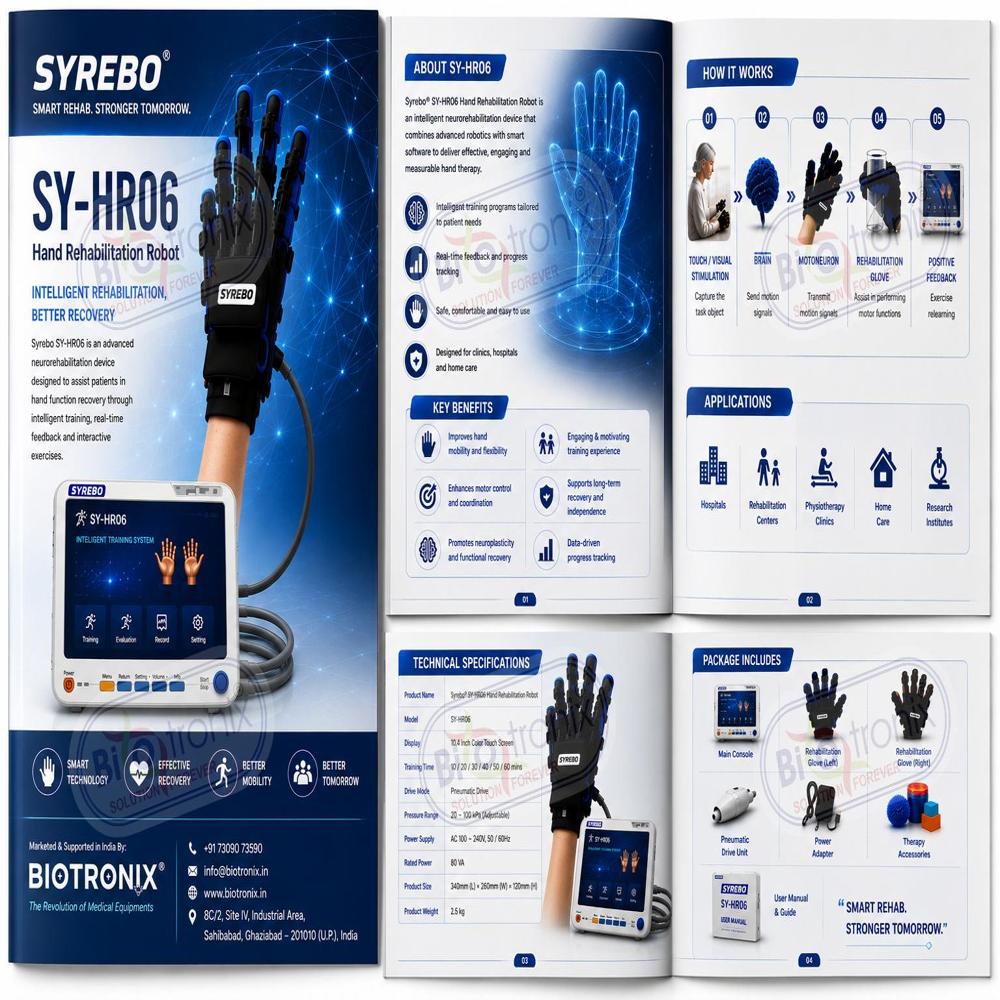 Professional Hand Recovery Robot for Physiotherapy Clinics