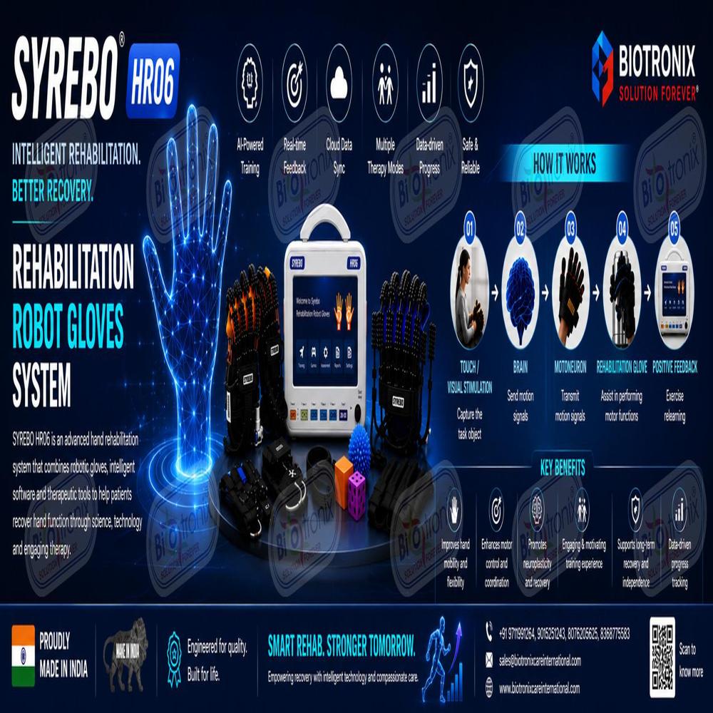 Professional Hand Recovery Robot for Physiotherapy Clinics