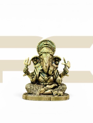 Special Brass Dagadu Ganesh Miniature