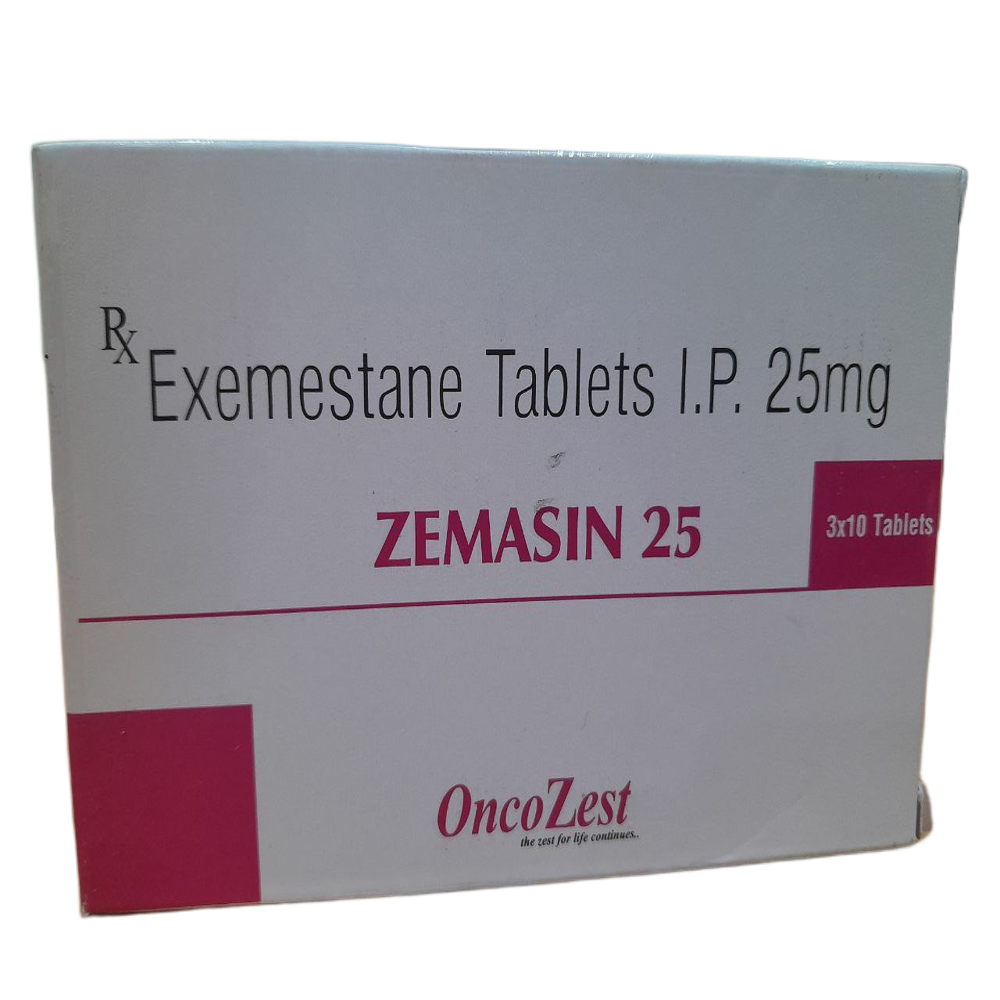 Zemasin 25mg - Exemestane Tablets - Origin: India