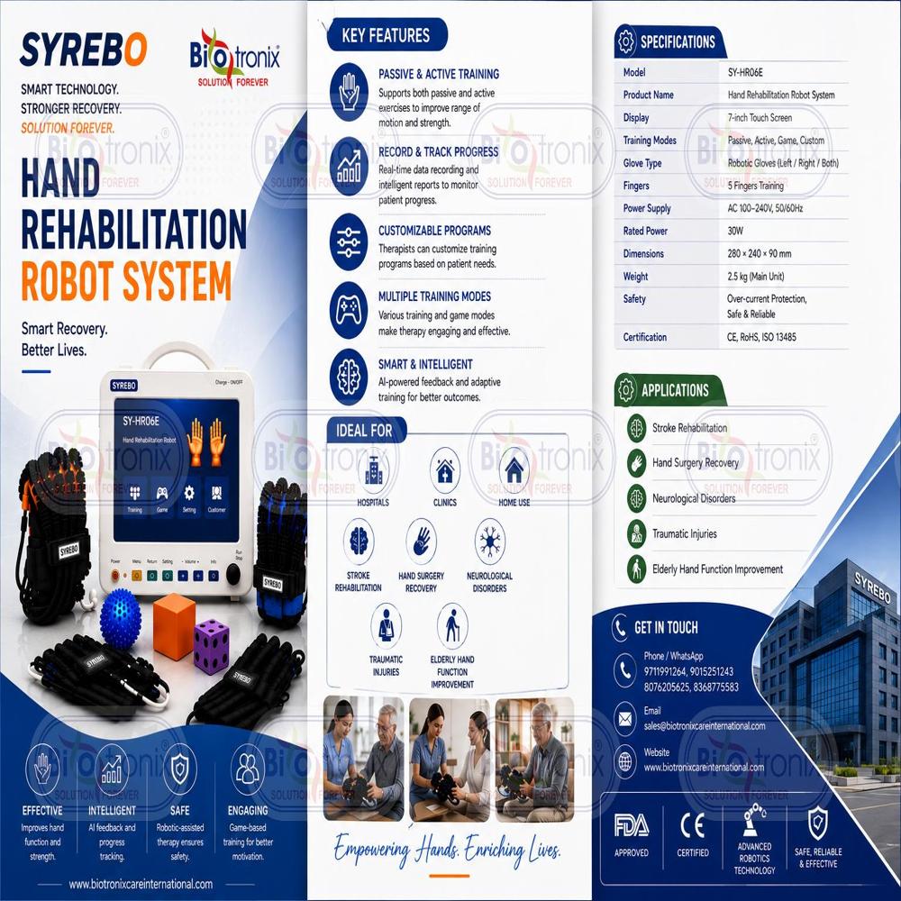 Clinical Hand Rehabilitation Equipment with Robotic Technology