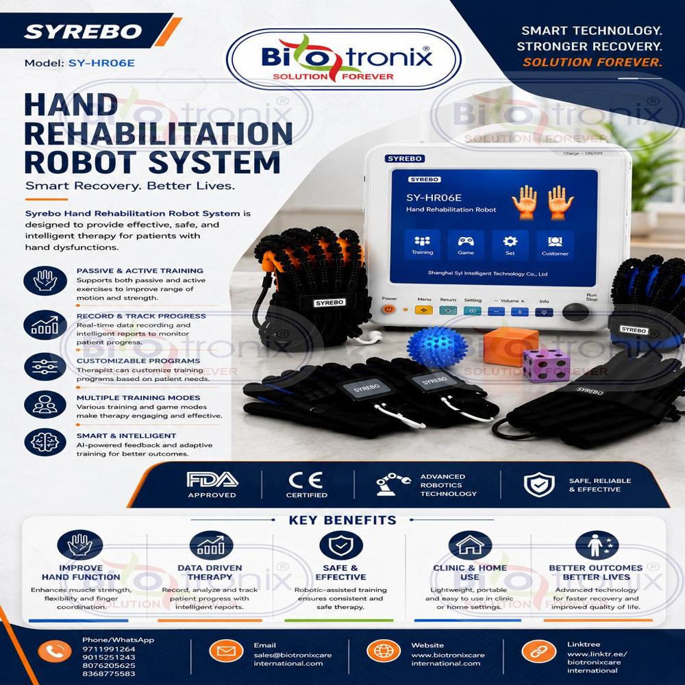 Clinical Hand Rehabilitation Equipment with Robotic Technology