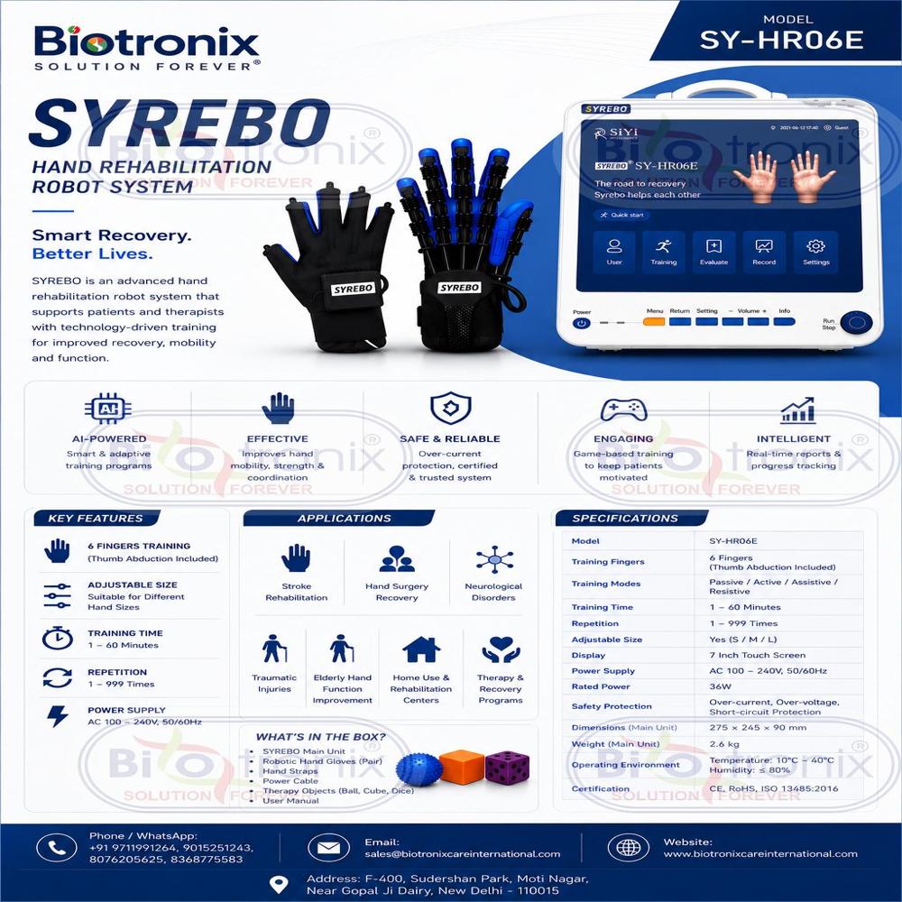 Clinical Hand Rehabilitation Equipment with Robotic Technology