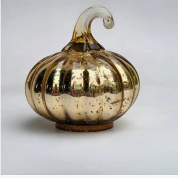 Decorative Glass Pumpkin