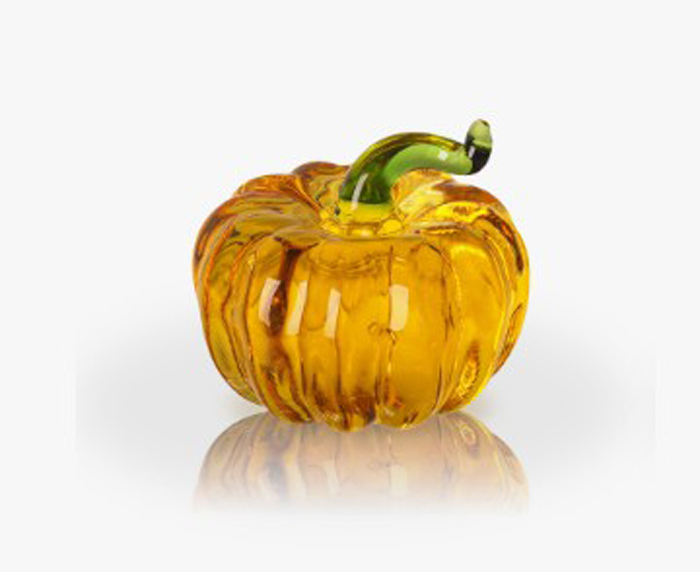 Decorative Glass Pumpkin