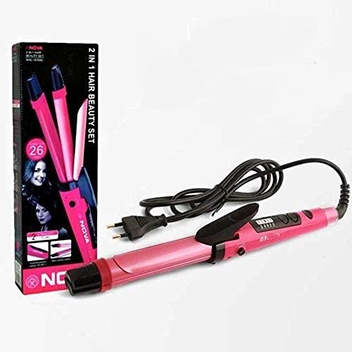 Nova 2 In 1 Hair Straightener And Curler