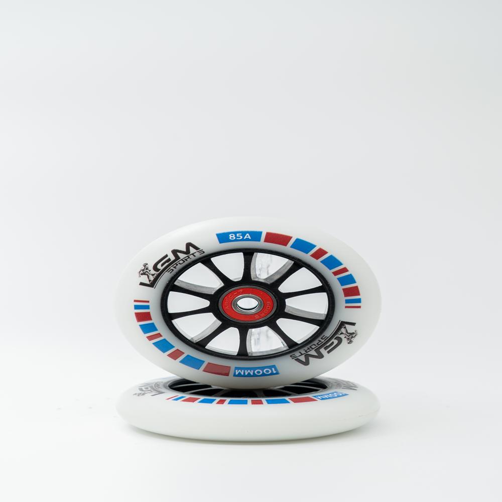 INLINE 100MM WHEEL SET 