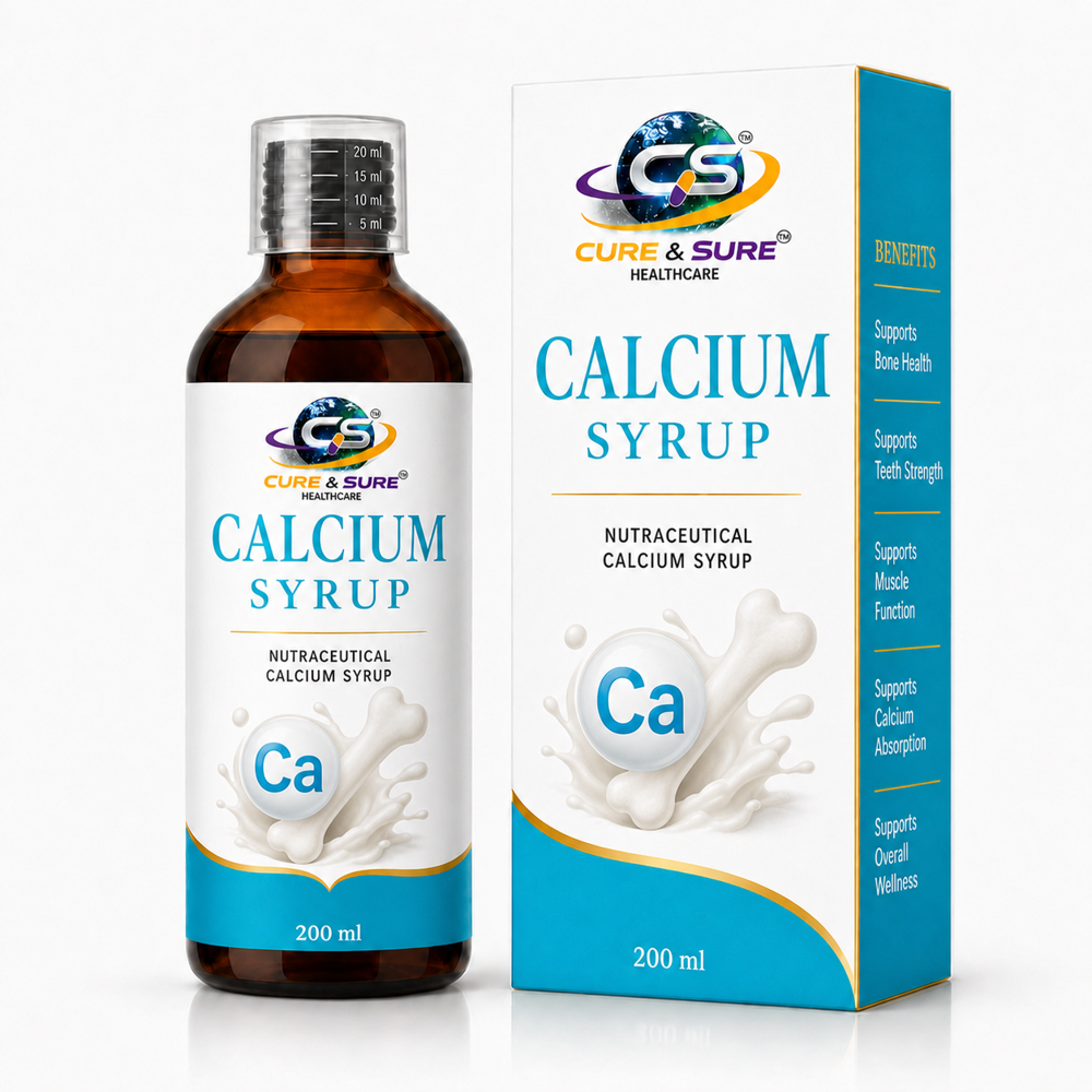 Nutraceutical Calcium Syrup Third Party Manufacturing - Age Group: Adults