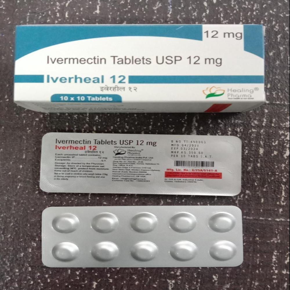 Iverheal 12 Ivermectin 12mg Tablets