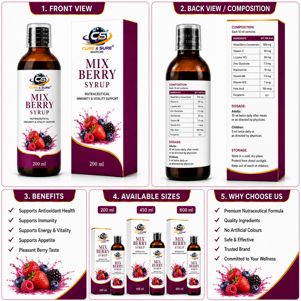 Nutraceutical Mix Berry Third Party Manufacturing