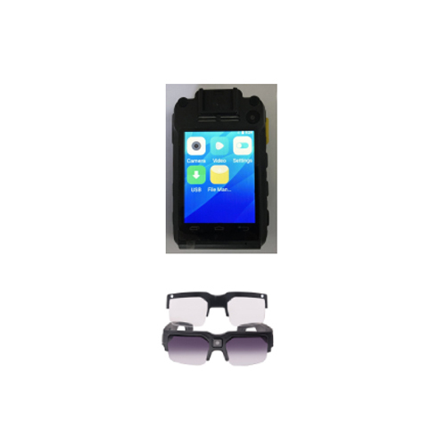 Amrutha Face Recognize Glasses 4G Body Worn Cameras