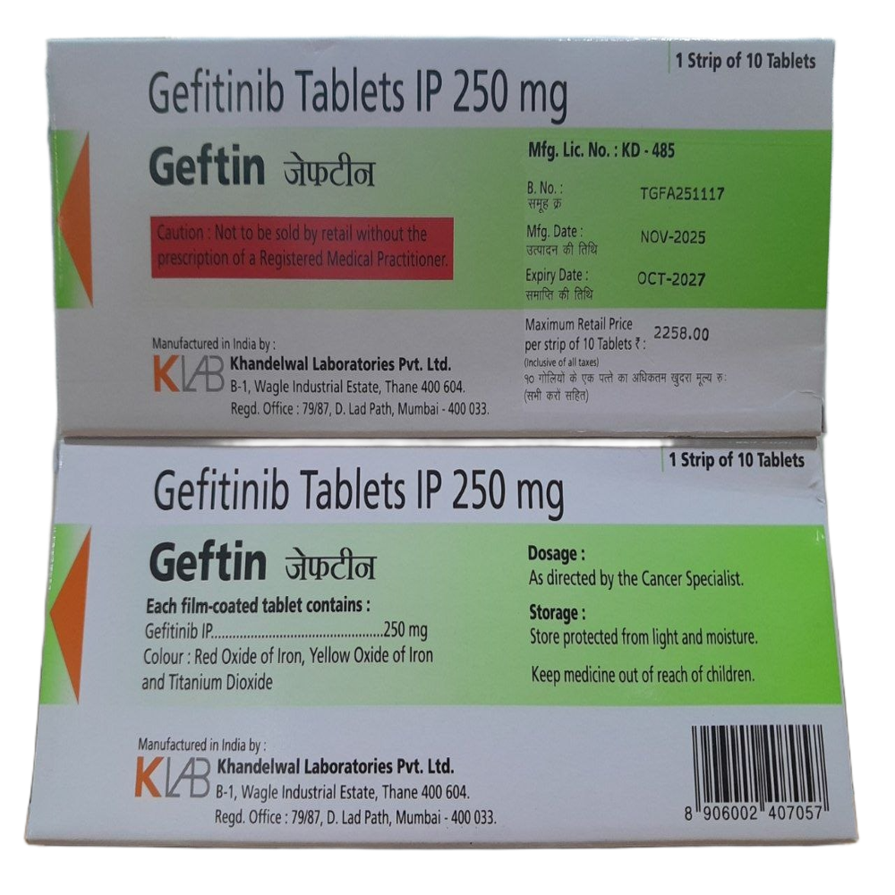 Geftin 250mg - Gefitinib Tablets
