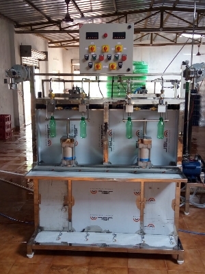 4 Head PET Bottle Soda Filling Machine