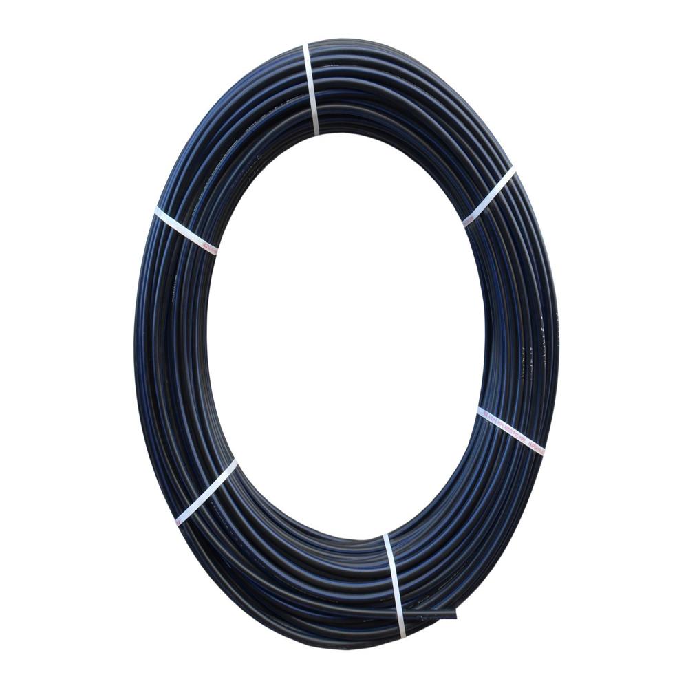 Pn6 Hdpe Coil Pipe - Hdpe, 12 Meters Long, Black Color, Round Shape | Ideal For Agricultural Water Supply, Flexible & Durable Design