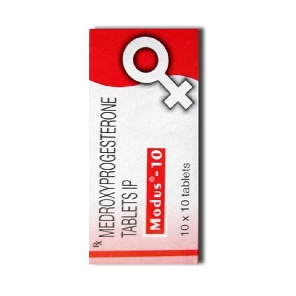 Modus 10 Mg Tablet - Ingredients: Medroxyprogesterone Acetate